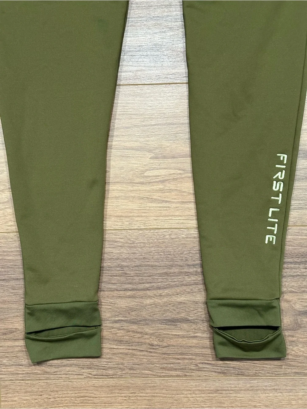 First Lite Origin 20 Pant Sample in Thimble Green Size Small